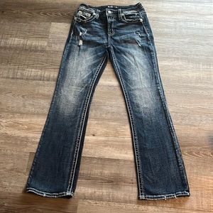 Size 29 Miss Me jeans.